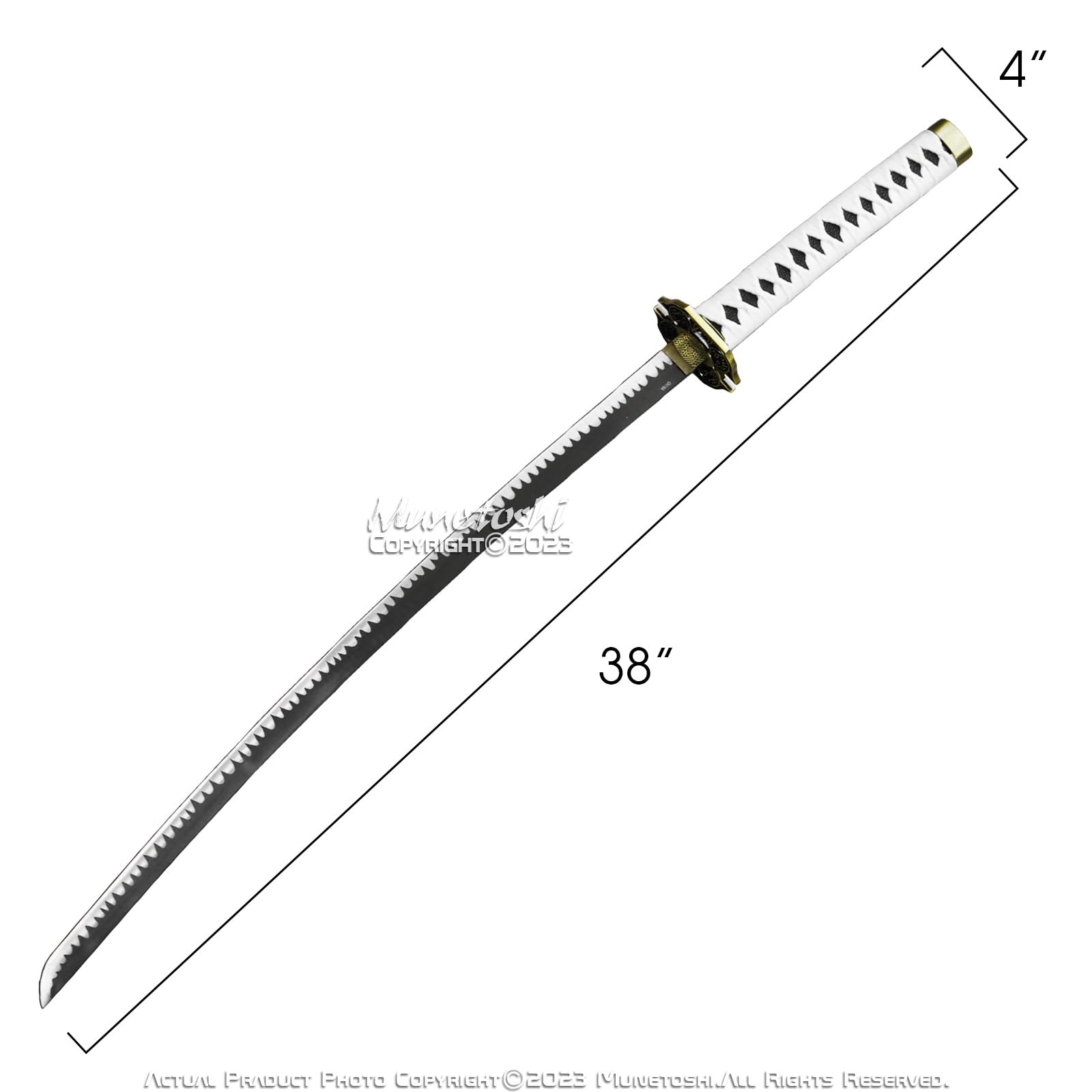 Munetoshi 41” Yamato Devil Cry Sword Vergil Stainless Steel